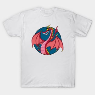 Hildegard Gretchwyrm in a circle T-Shirt